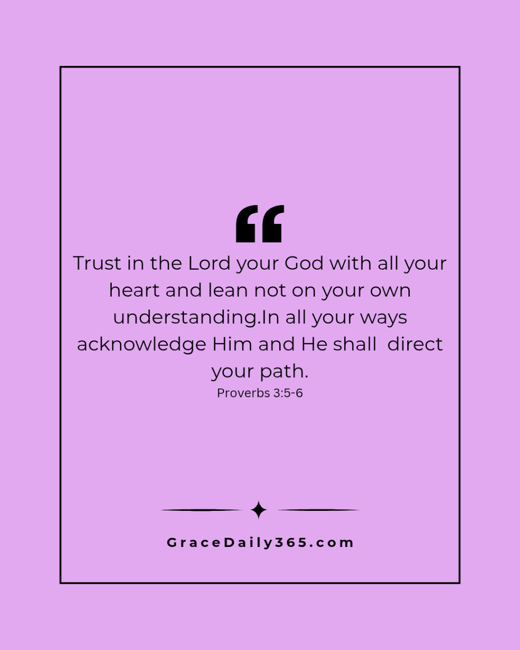 Trusting in God